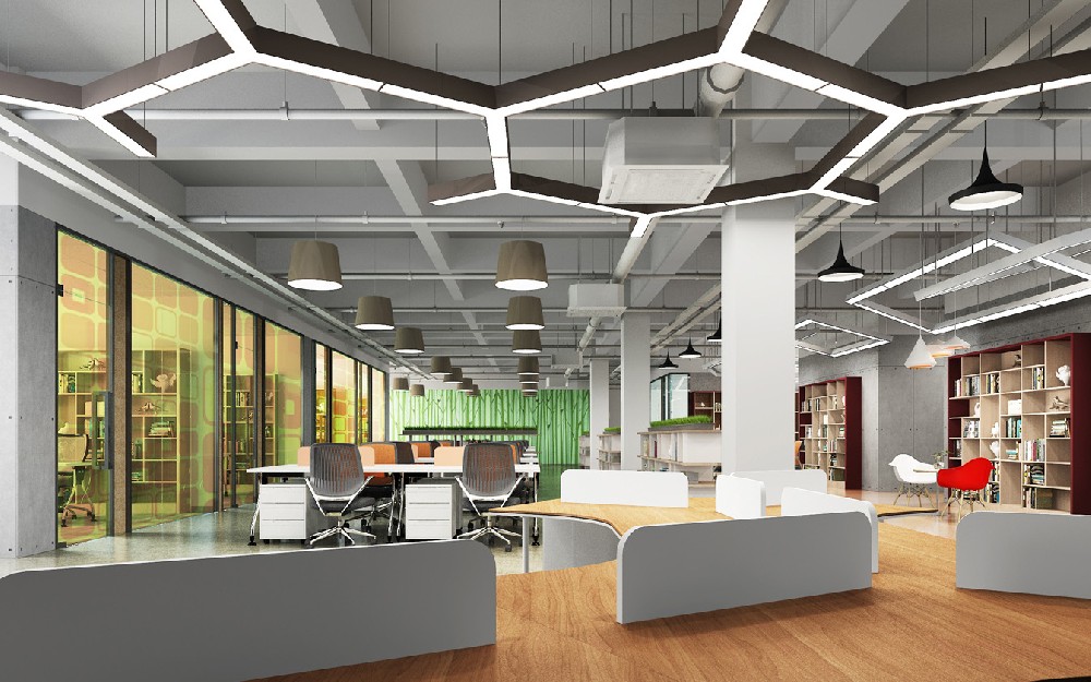 900平方天津办公室装修设计哪个公司···